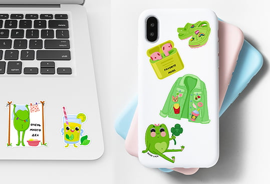 Die Cut Stickers Shaping