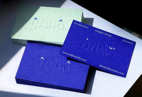 color business cards