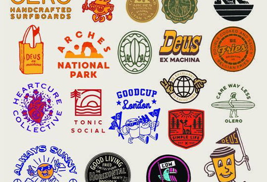retro logo design