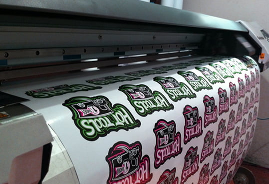 sticker printing machine