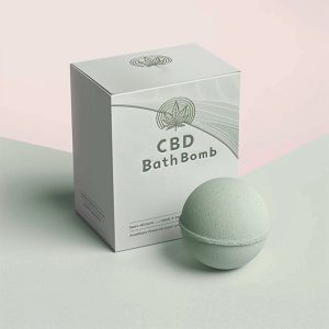 Elegant Custom CBD Bath Bomb Boxes