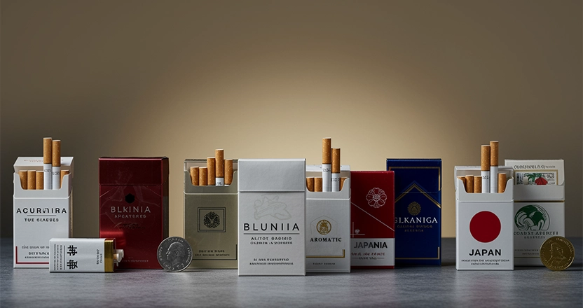 Cigarette pack size variations in different countries worldwide